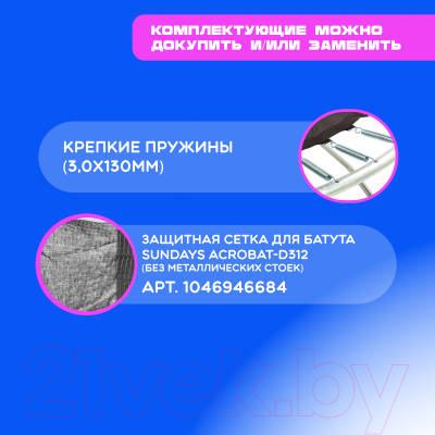 Батут Sundays Acrobat-D312- фото3