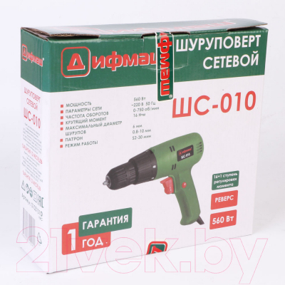 Дрель-шуруповерт Дифмаш ШС-010 (01031010)- фото5