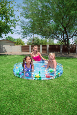 Надувной бассейн Bestway Подводный мир 51004- фото4