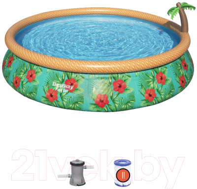 Надувной бассейн Bestway Paradise Palms 57416- фото9