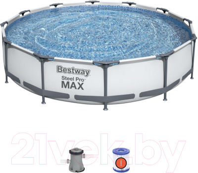 Каркасный бассейн Bestway Steel Pro Max 56416- фото3
