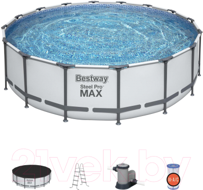 Каркасный бассейн Bestway Steel Pro MAX 5612Z- фото9
