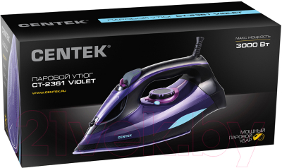 Утюг Centek CT-2361 (Violet)- фото7