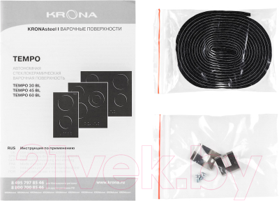 Электрическая варочная панель Krona Tempo 30 BL / КА-00001215- фото4