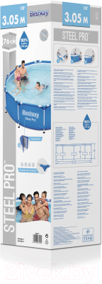 Каркасный бассейн Bestway Steel Pro 56677- фото10