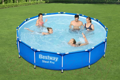 Каркасный бассейн Bestway Steel Pro 56706- фото2