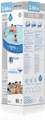 Каркасный бассейн Bestway Steel Pro 56706- фото6