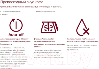 Капельная кофеварка Philips HD7432/20- фото6