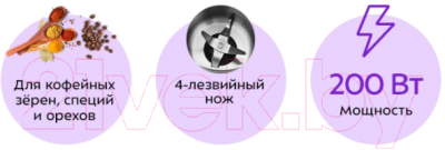 Кофемолка Kitfort KT-746- фото2