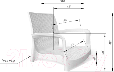 Стул садовый Sheffilton SHT-S68- фото2