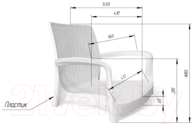 Стул садовый Sheffilton SHT-S68/S424-С- фото3