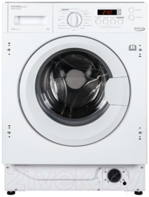 Стирально-сушильная машина встраиваемая HOMSair WMB1486WH- фото3