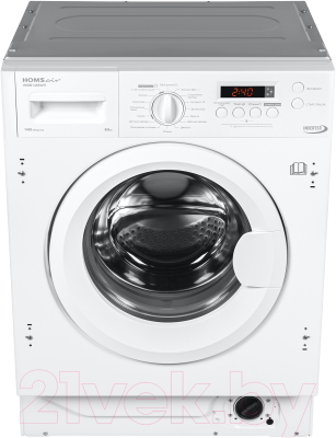 Стирально-сушильная машина встраиваемая HOMSair WMB1486WH- фото4