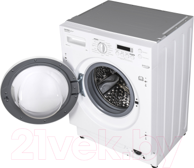 Стирально-сушильная машина встраиваемая HOMSair WMB1486WH- фото6