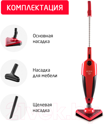 Вертикальный пылесос Arnica Tria Pro / ET13310 (красный)- фото7