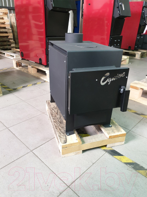 Печь отопительно-варочная Термокрафт Ognivo Mini (3мм, чугунная комфорка, 70 м3)- фото4