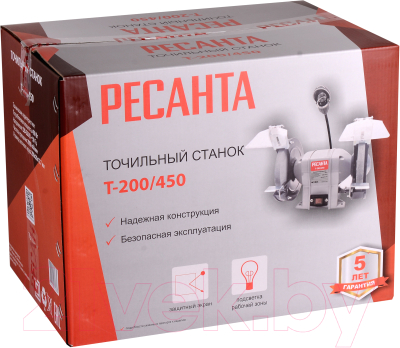 Точильный станок Ресанта Т-200/450 (75/7/3)- фото6