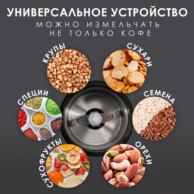 Кофемолка Atlanta ATH-3398 (белый)- фото10