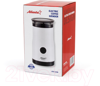 Кофемолка Atlanta ATH-3398 (белый)- фото6