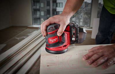 Эксцентриковая шлифовальная машина Milwaukee M18 BOS125-0 / 4933464228- фото7