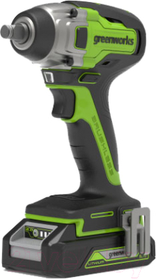 Аккумуляторный гайковерт Greenworks GD24IW400 бесщеточный 24V 400Нм / 3802907- фото