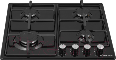 Газовая варочная панель HOMSair HGE643GBK- фото3