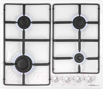 Газовая варочная панель HOMSair HGE643GWH- фото