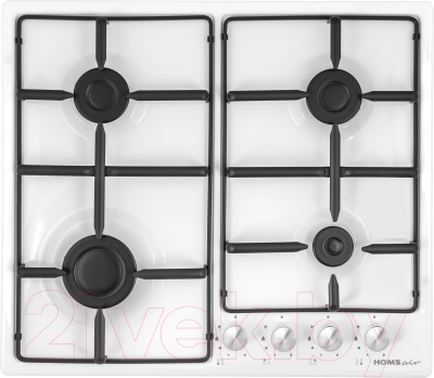 Газовая варочная панель HOMSair HGE643GWH- фото2