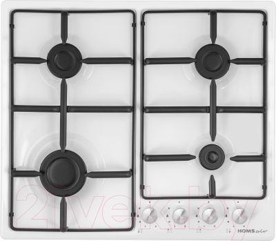 Газовая варочная панель HOMSair HGE643WH- фото