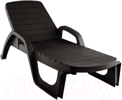 Шезлонг Ellastik Plast Прованс 190x70x32- фото