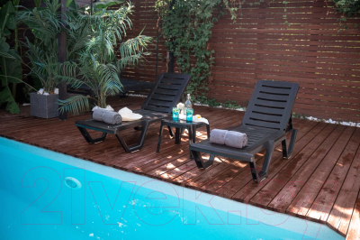 Шезлонг Ellastik Plast Атлант 184x62x33- фото3