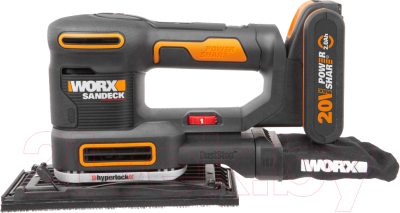 Вибрационная шлифовальная машина Worx WX820- фото2