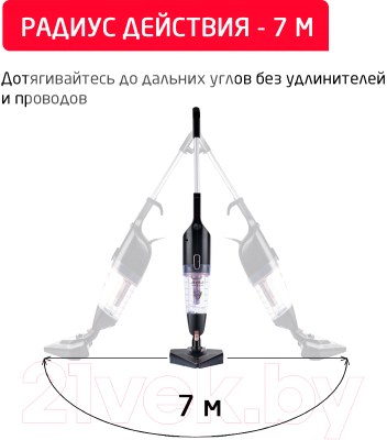 Вертикальный пылесос Arnica Klik Klak ET13331- фото10