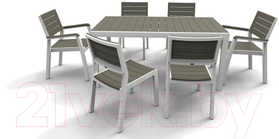 Стул пластиковый Keter Harmony Armchair / 236052- фото6