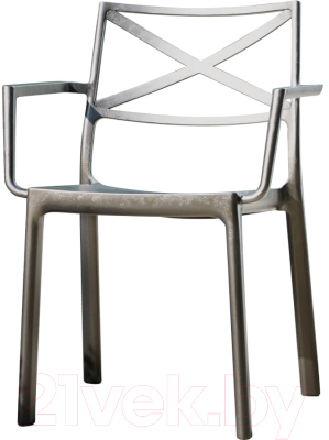 Стул пластиковый Keter Metalix / 247275- фото