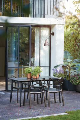 Стул пластиковый Keter Metalix / 247275- фото3