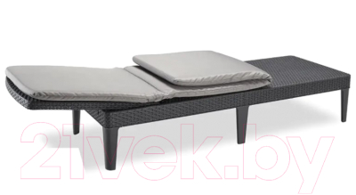 Шезлонг Keter Jaipur с матрацем / 238416- фото5