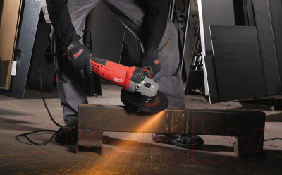 Угловая шлифовальная машина Milwaukee AGV 22-180 E / 4933431820- фото4