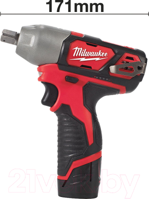 Аккумуляторный гайковерт Milwaukee M12 BIW12-0 / 4933447134- фото5