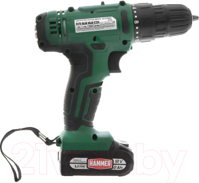 Аккумуляторная дрель-шуруповерт Hammer Flex ACD12BS (680327)- фото4