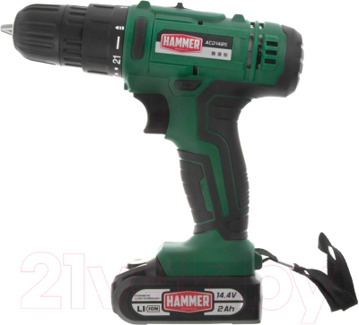 Аккумуляторная дрель-шуруповерт Hammer Flex ACD14BS (680328)- фото5