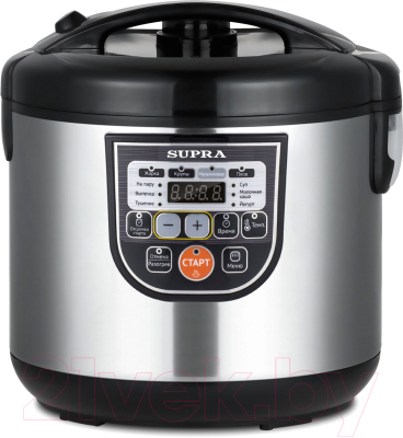 Мультиварка Supra MCS-5114 (серебристый/черный)- фото