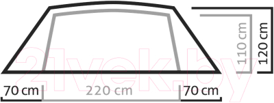 Палатка Salewa Denali IV Tent / 5629-5311- фото4