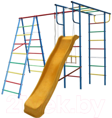 Игровой комплекс Вертикаль А+П дачный с горкой