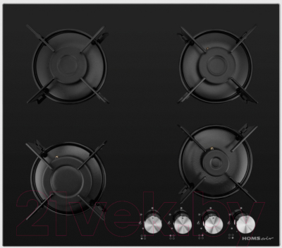 Газовая варочная панель HOMSair HGG641EBK- фото2