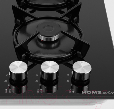 Газовая варочная панель HOMSair HGG641EBK- фото6