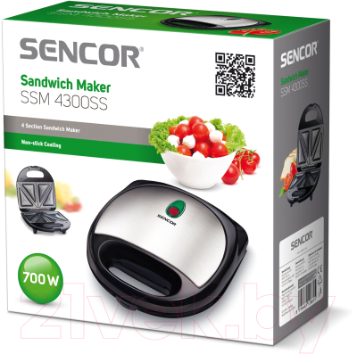Сэндвичница Sencor SSM 4300SS- фото4