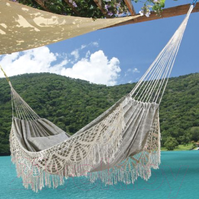 Гамак Home4you Lazy Grey- фото3