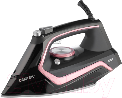 Утюг Centek CT-2313 (черный/розовый)- фото