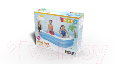 Надувной бассейн Intex Swim Center Family 57180NP- фото7